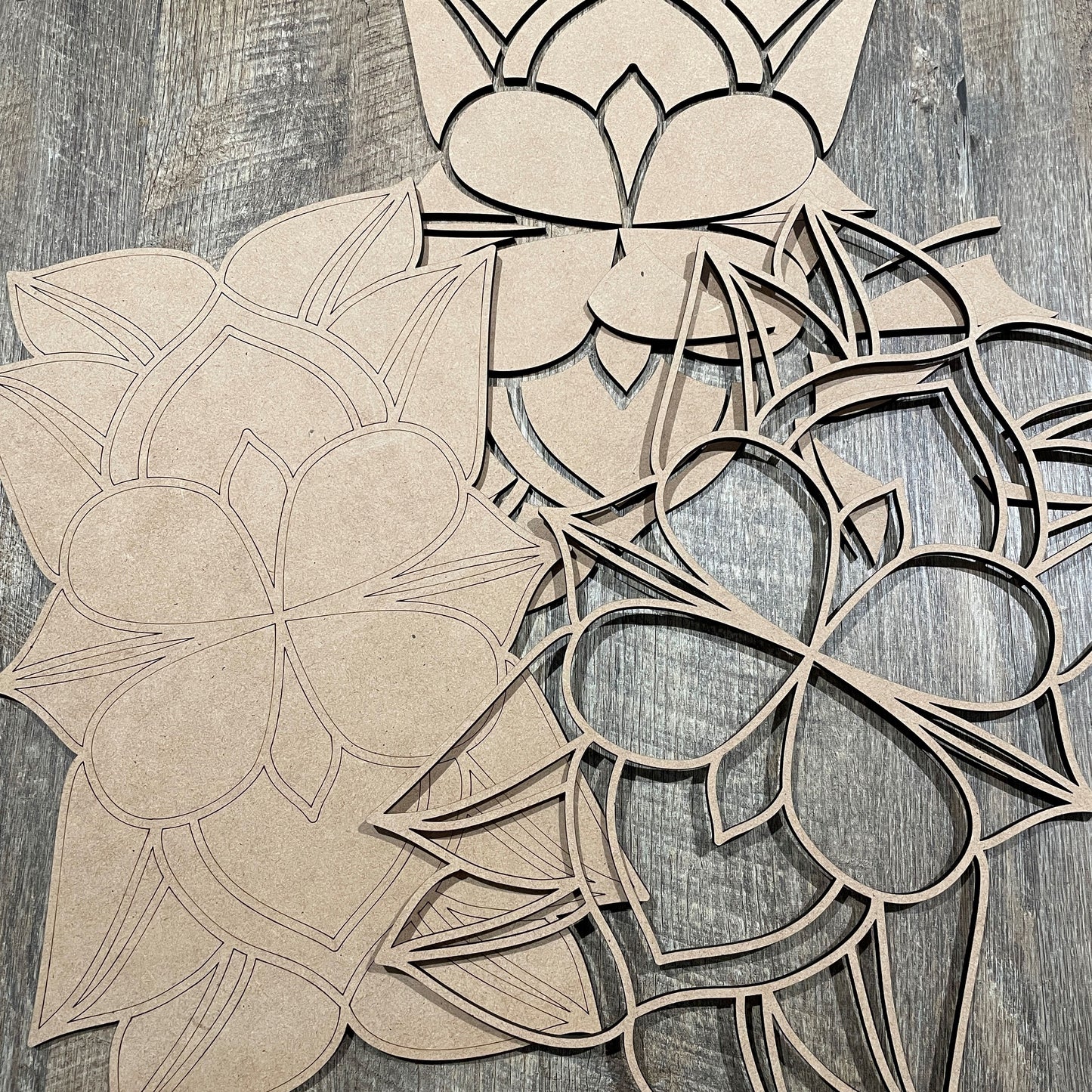 MDF Layered Cutout Mini Reflections 11