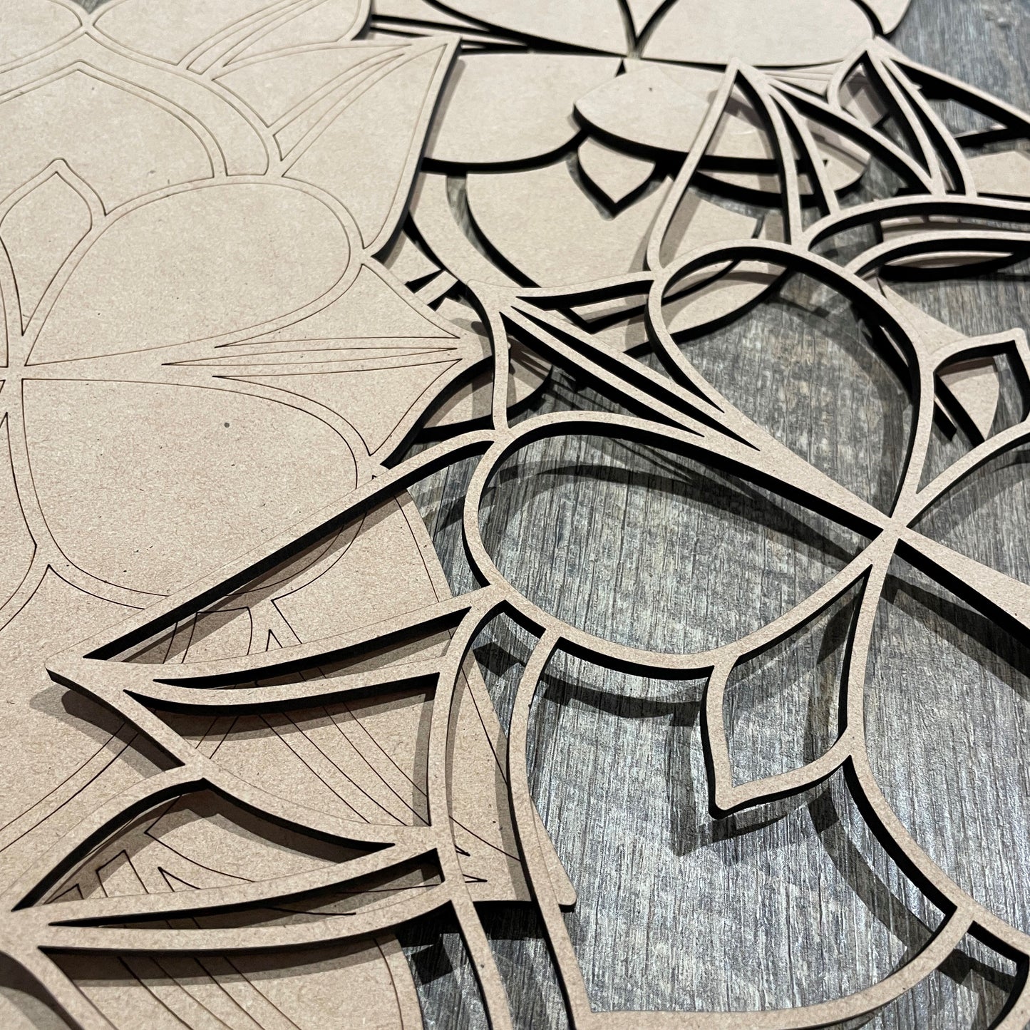 MDF Layered Cutout Mini Reflections 11