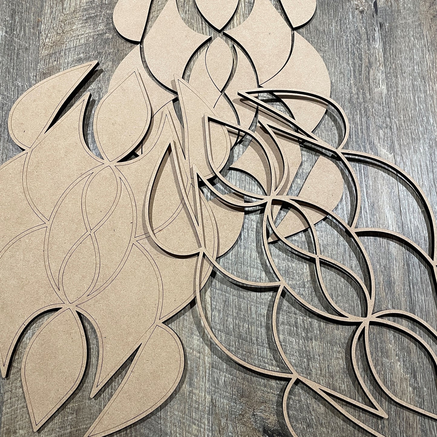MDF Layered Cutout Mini Reflections 12