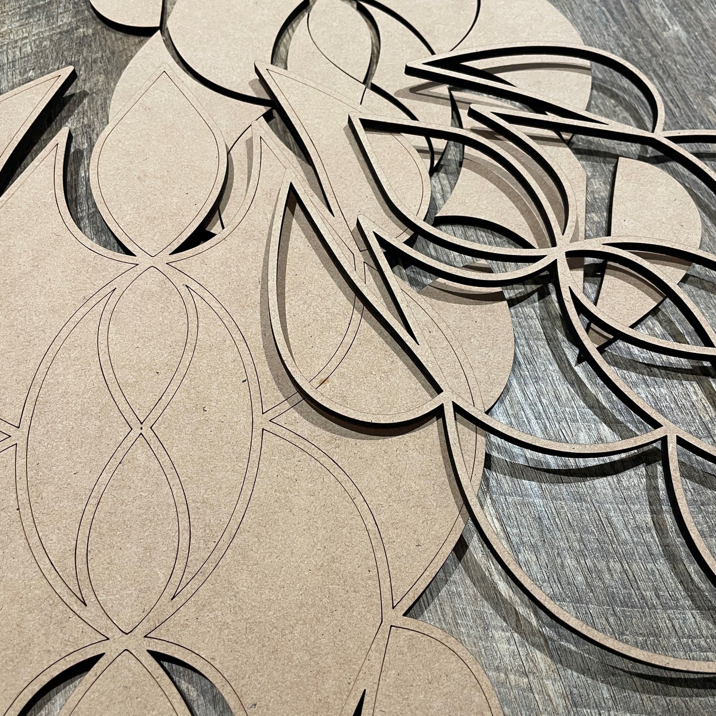 MDF Layered Cutout Mini Reflections 12