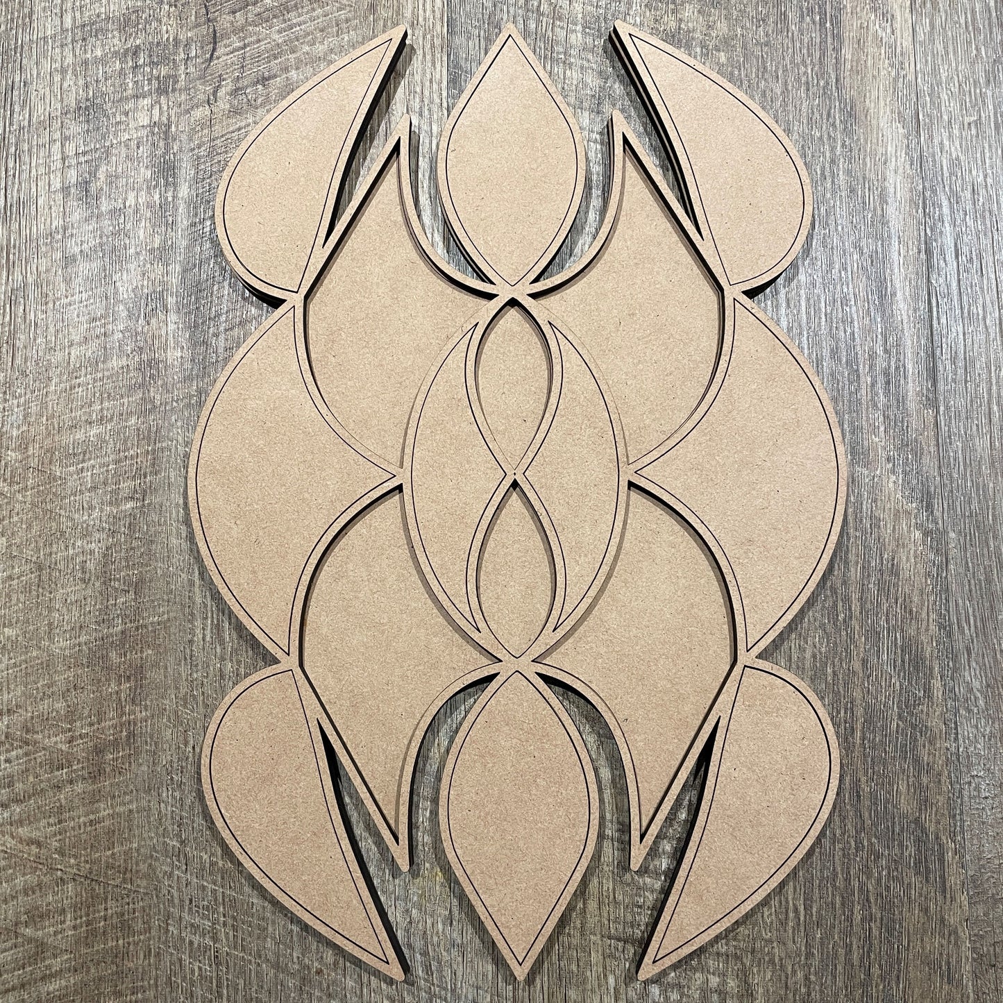 MDF Layered Cutout Mini Reflections 12