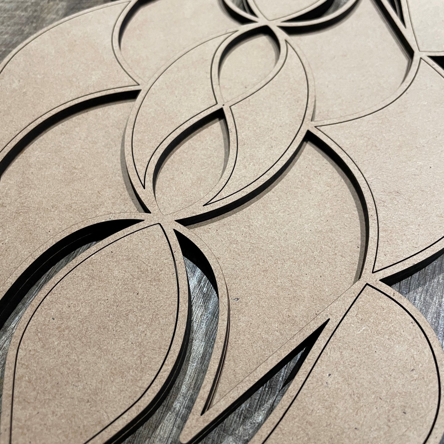 MDF Layered Cutout Mini Reflections 12