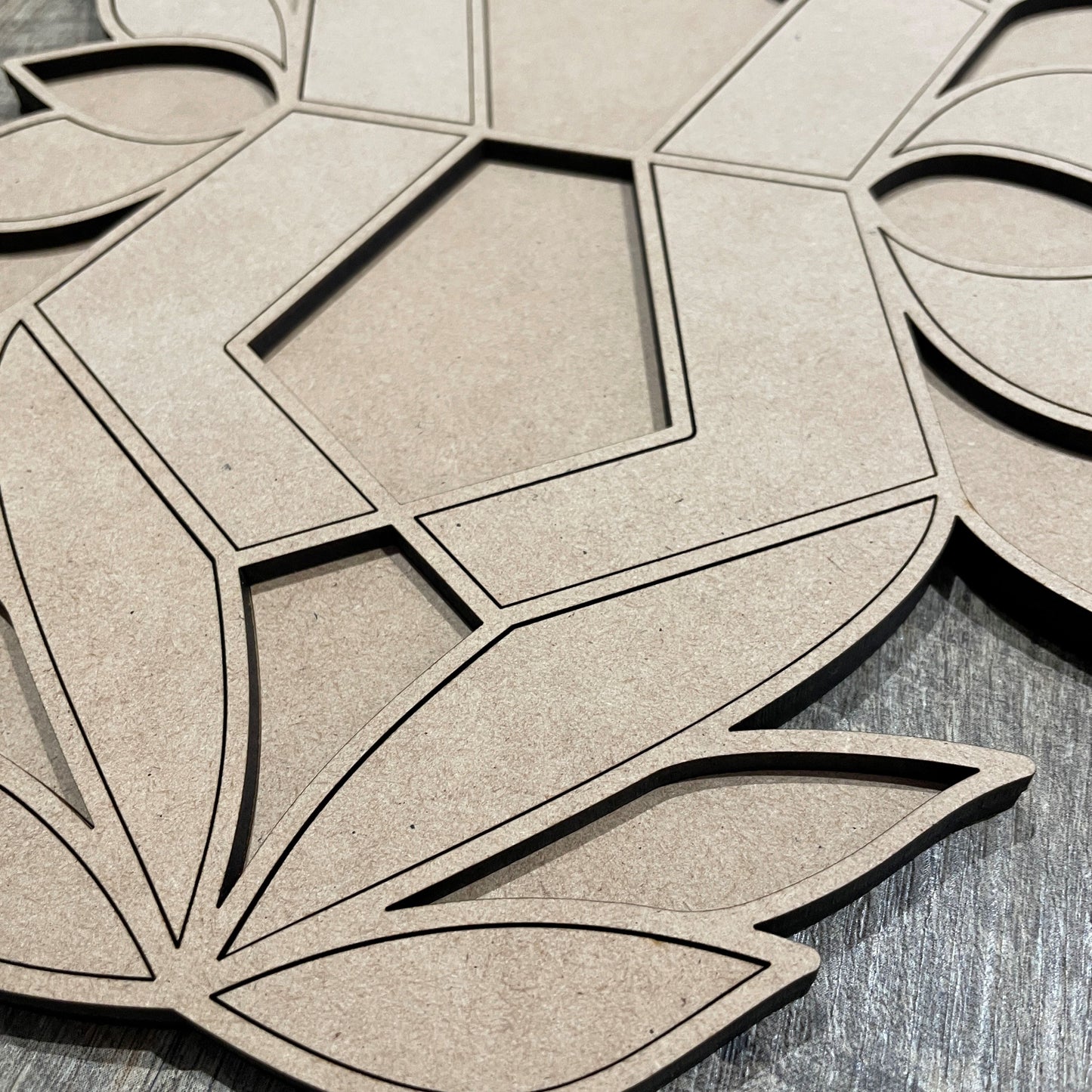 MDF Layered Cutout Mini Reflections 13