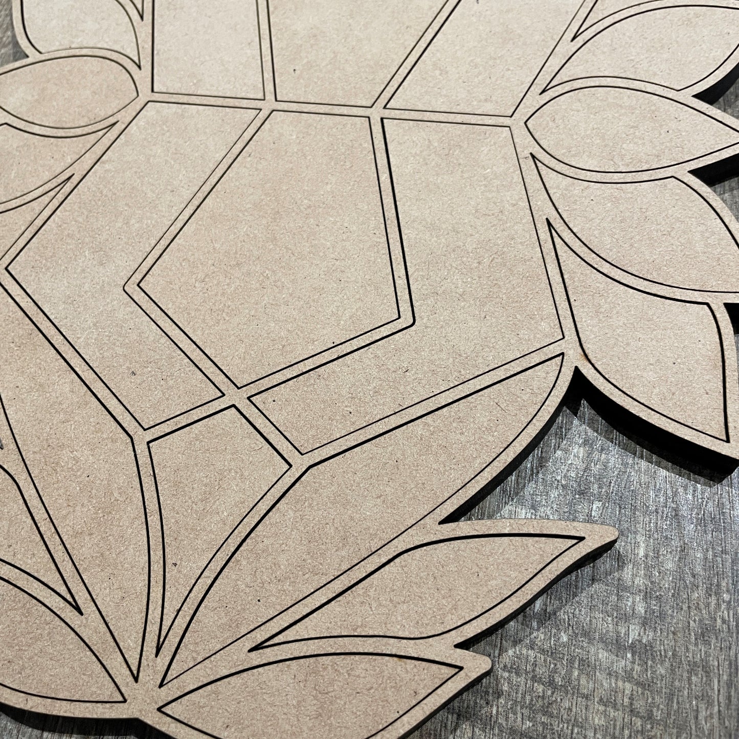 MDF Layered Cutout Mini Reflections 13