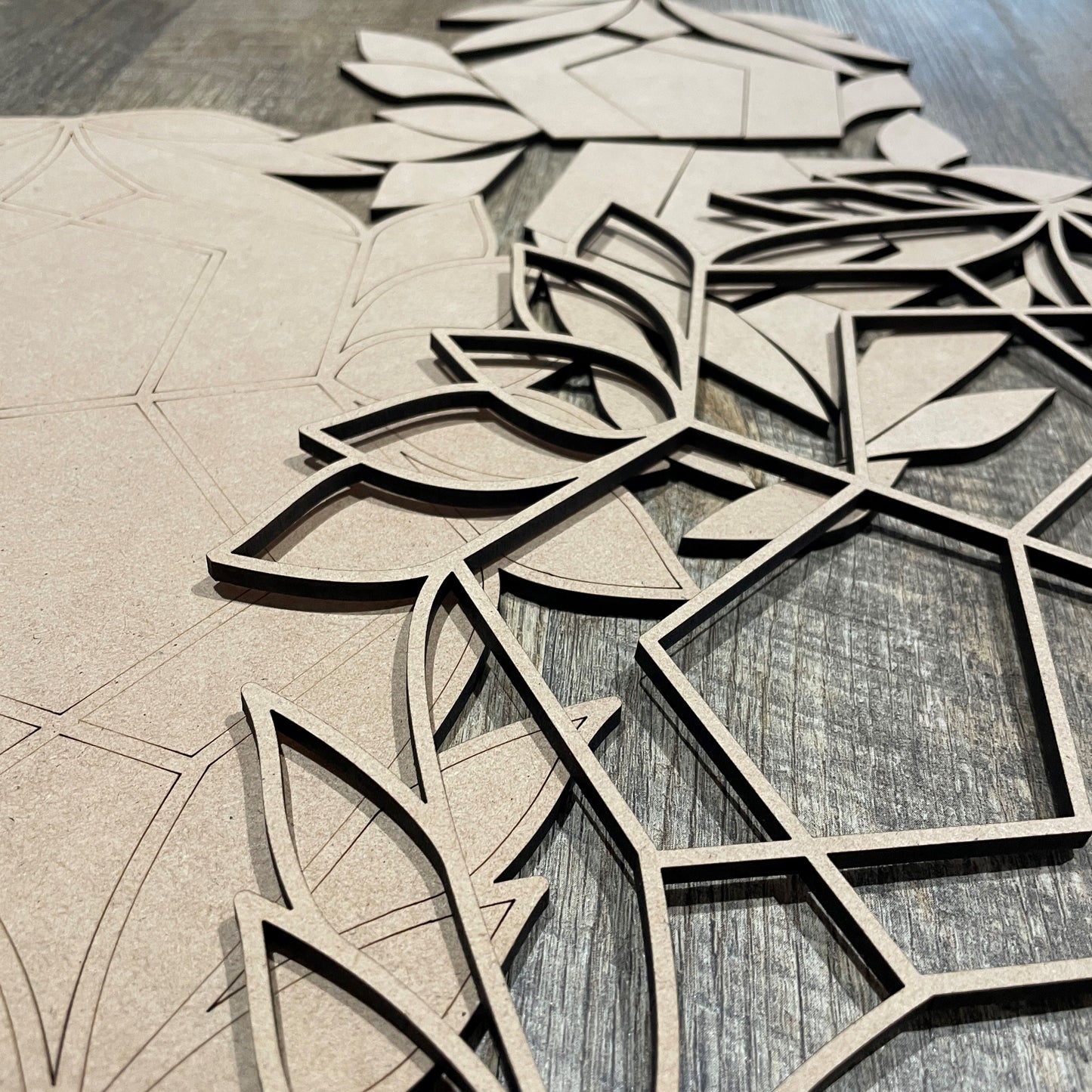 MDF Layered Cutout Mini Reflections 13