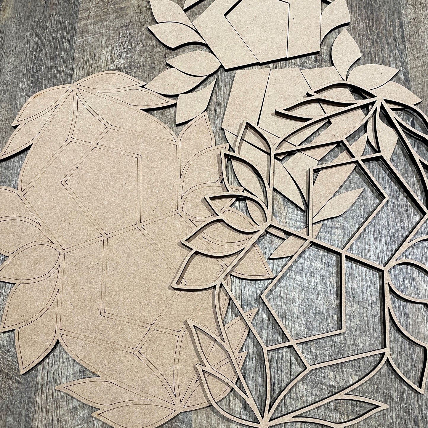 MDF Layered Cutout Mini Reflections 13