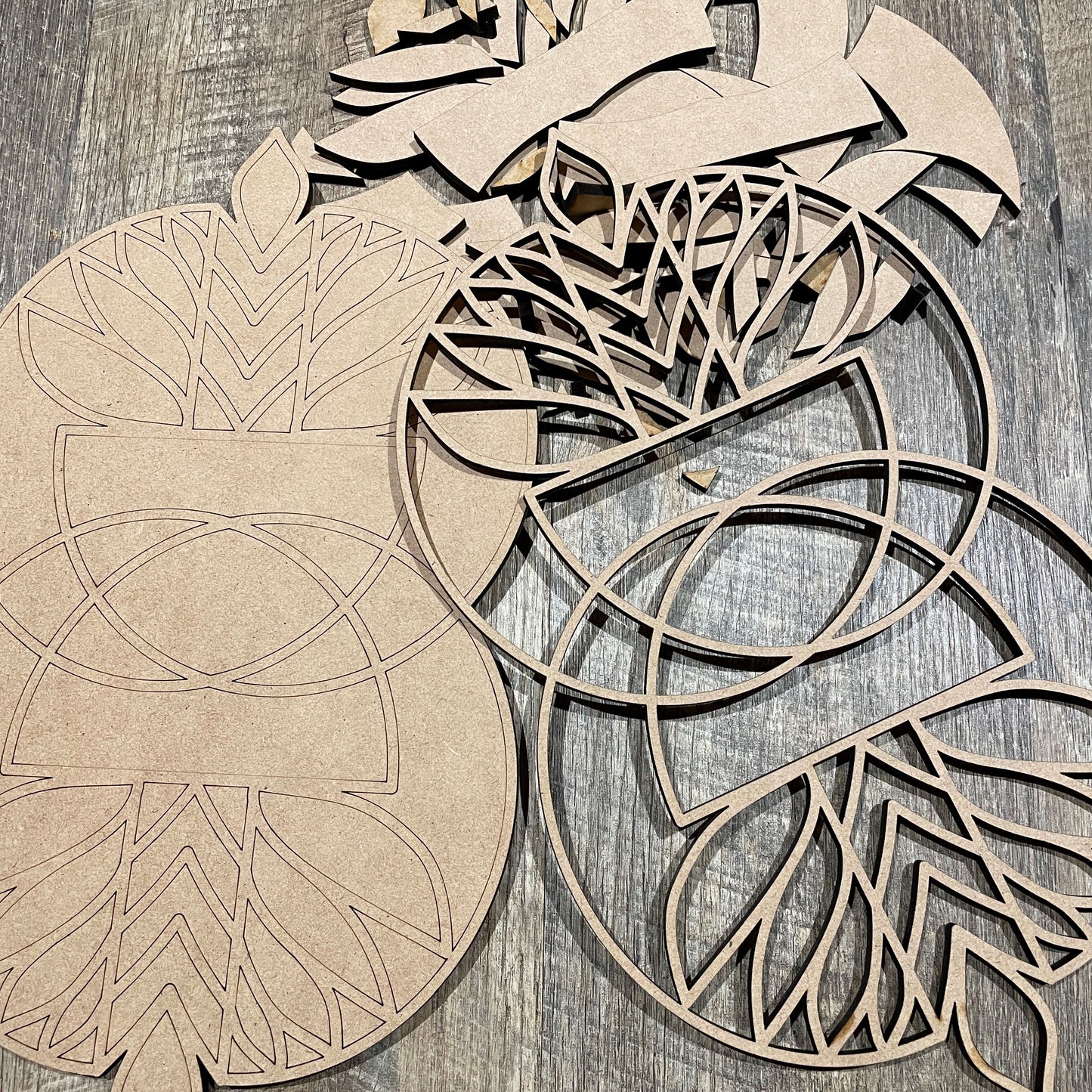 MDF Layered Cutout Mini Reflections 15