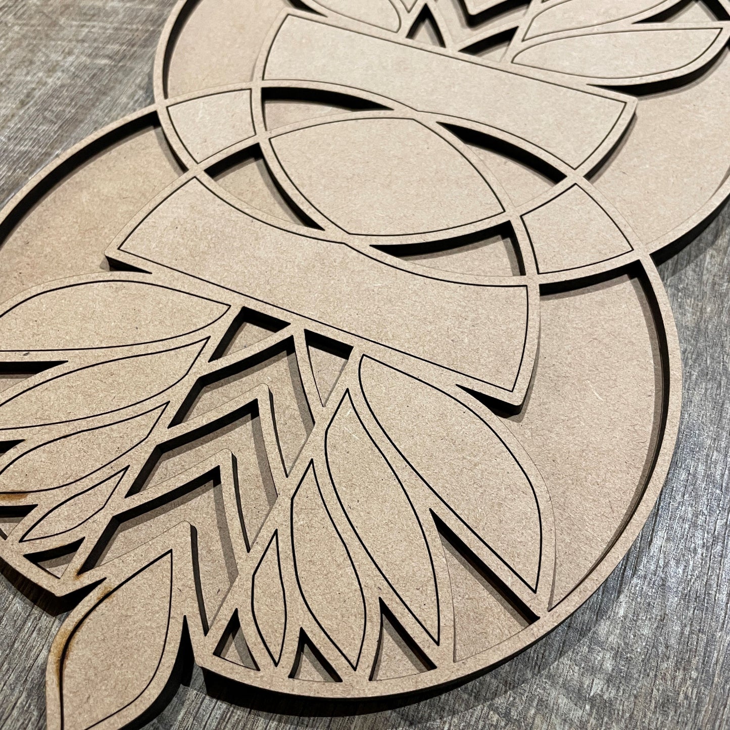 MDF Layered Cutout Mini Reflections 15