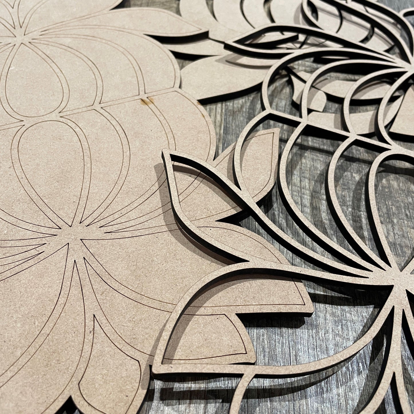 MDF Layered Cutout Mini Reflections 16