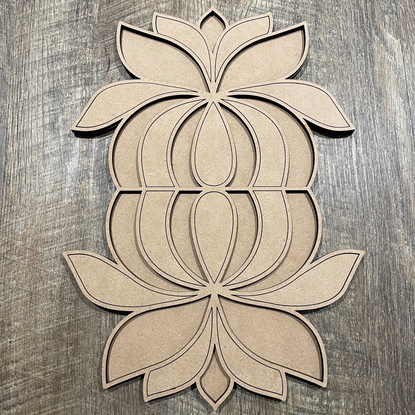 MDF Layered Cutout Mini Reflections 16