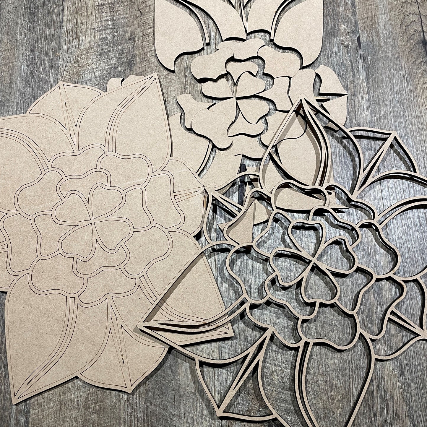 MDF Layered Cutout Mini Reflections 4
