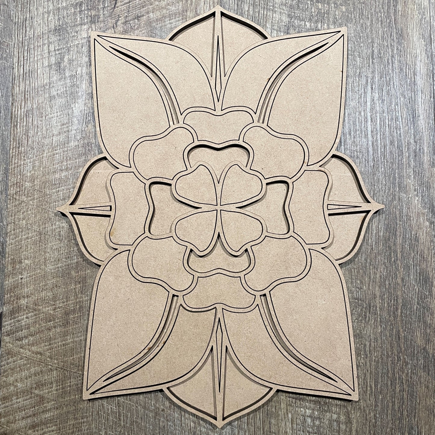 MDF Layered Cutout Mini Reflections 4