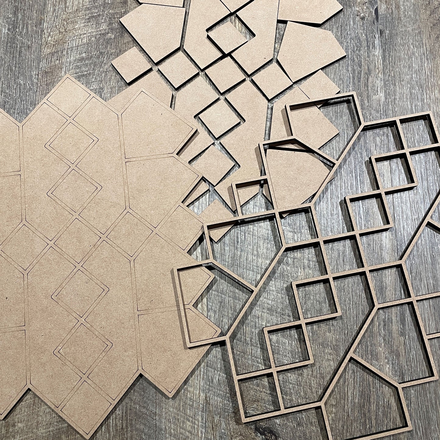 MDF Layered Cutout Mini Reflections 7
