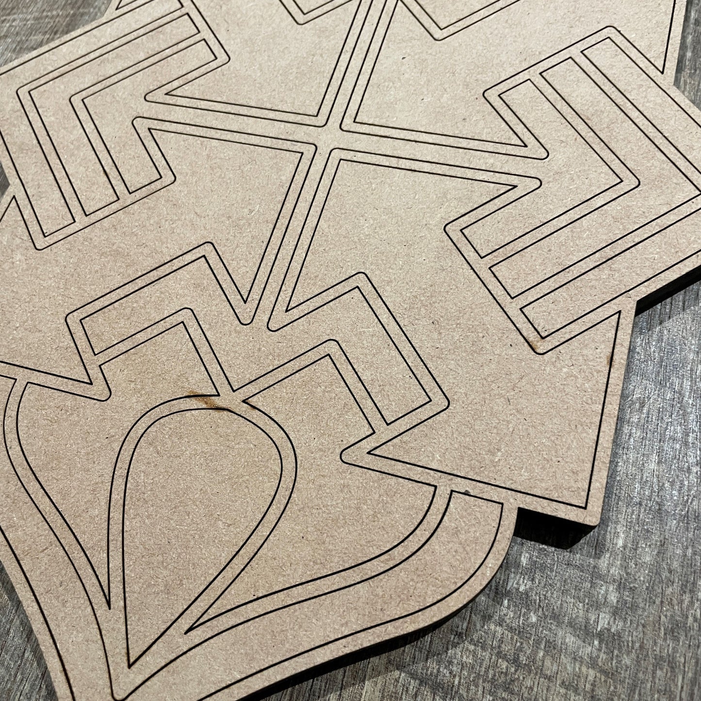 MDF Layered Cutout Mini Reflections 8
