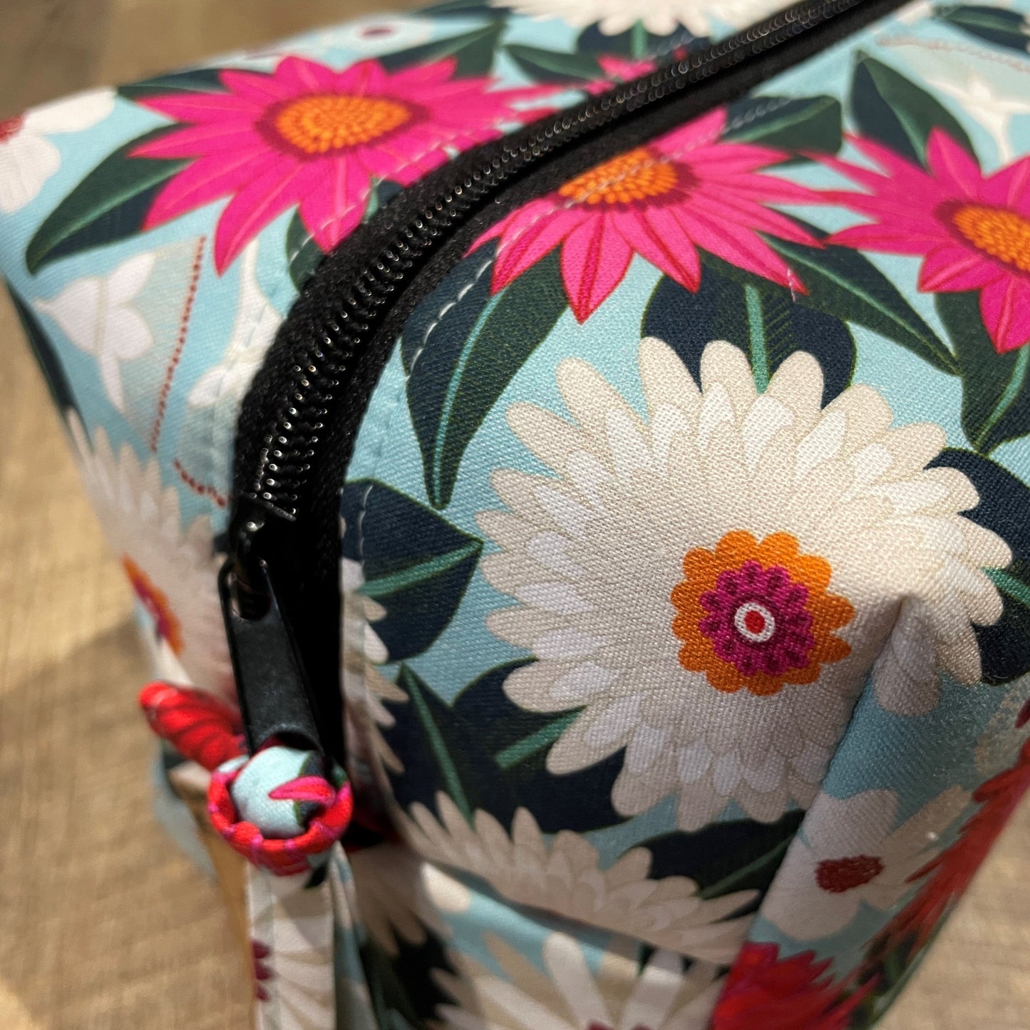 Boxy Makeup Bag - JP Tropical Flora 1