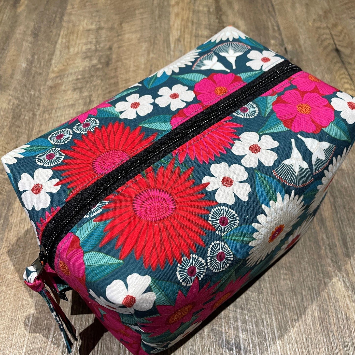 Boxy Makeup Bag - JP Tropical Flora