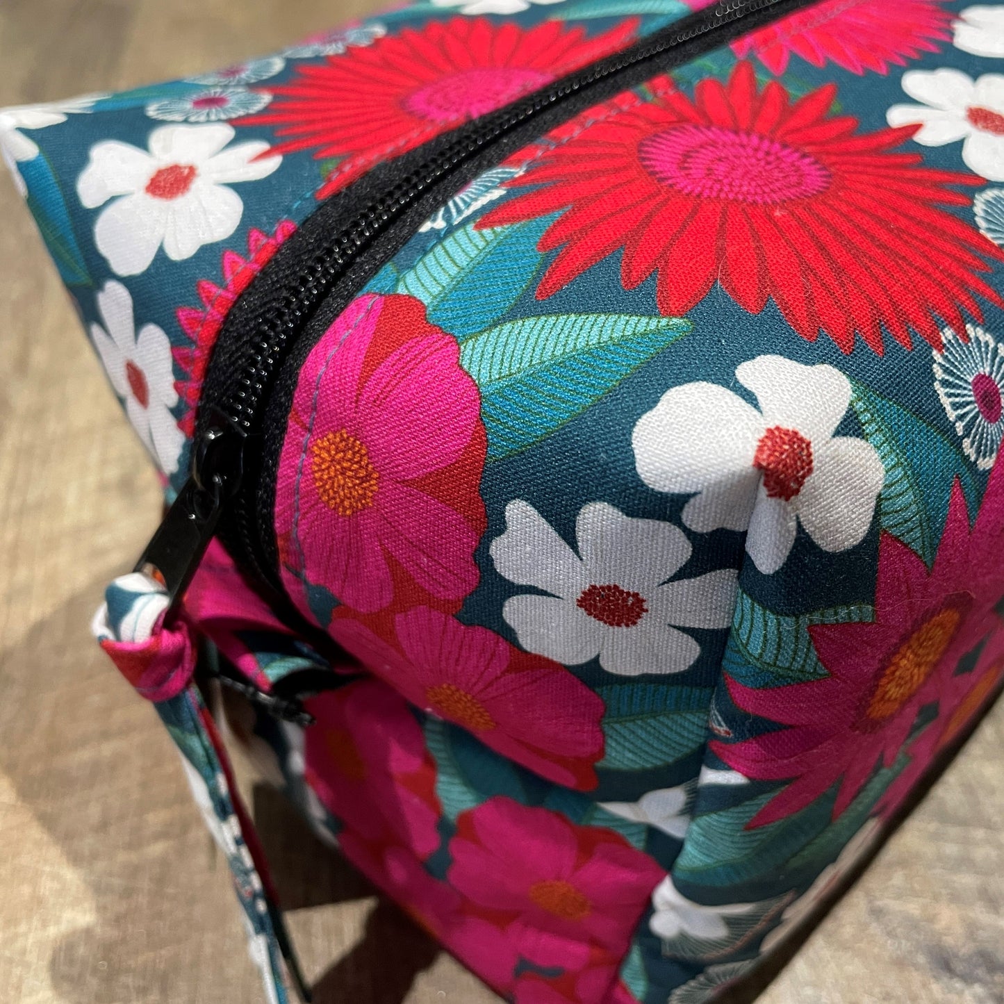 Boxy Makeup Bag - JP Tropical Flora
