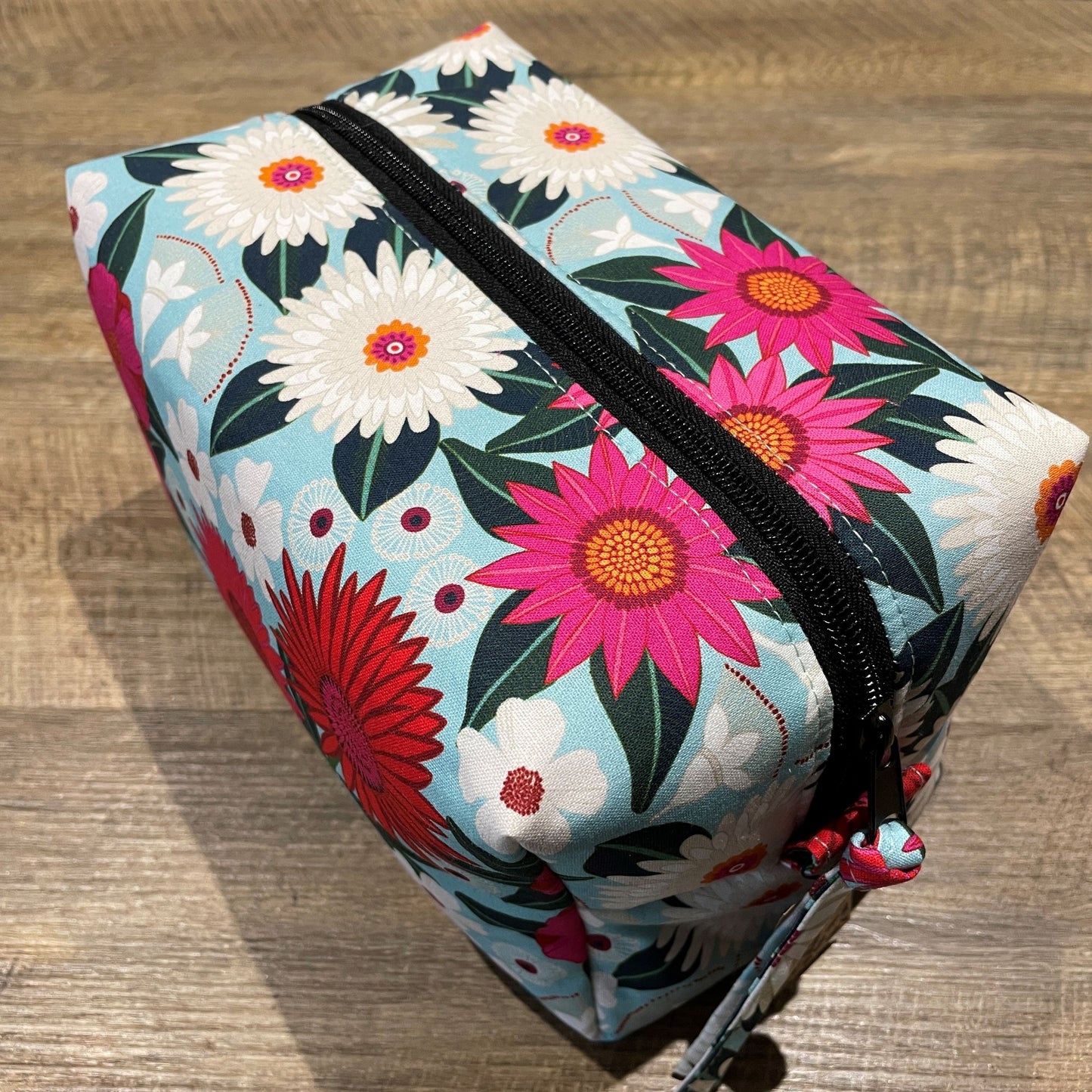 Boxy Makeup Bag - JP Tropical Flora 1