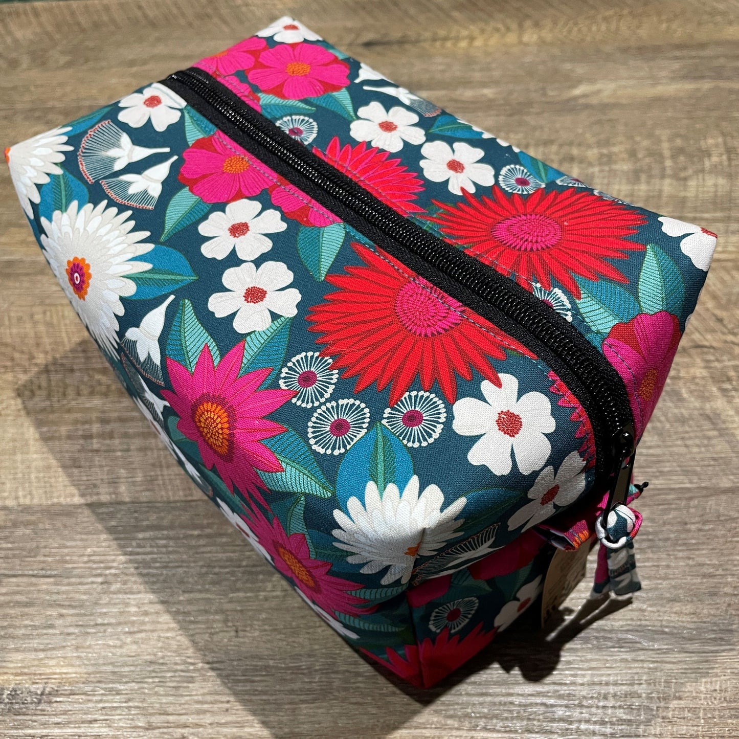 Boxy Makeup Bag - JP Tropical Flora
