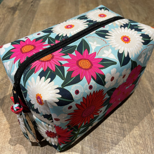Boxy Makeup Bag - JP Tropical Flora 1