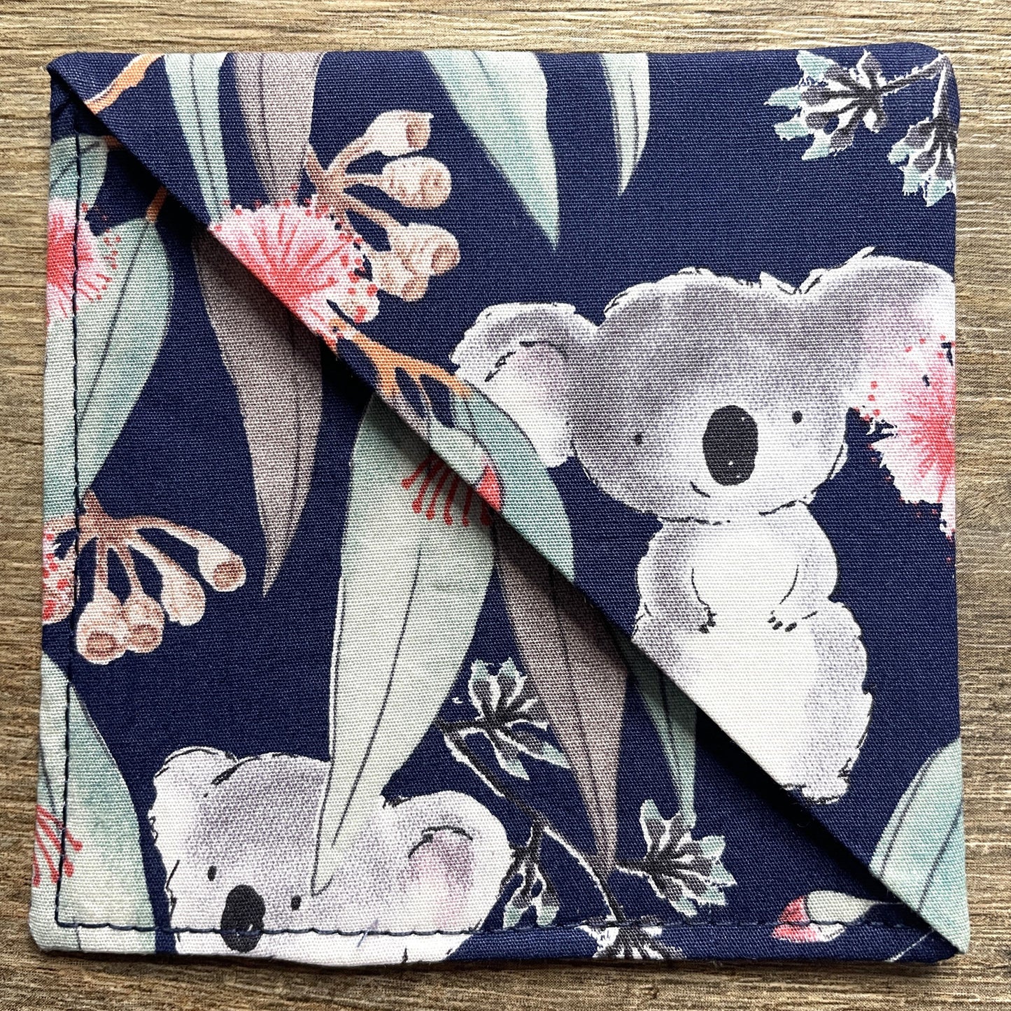 Fabric Corner Bookmark - Cute Koala