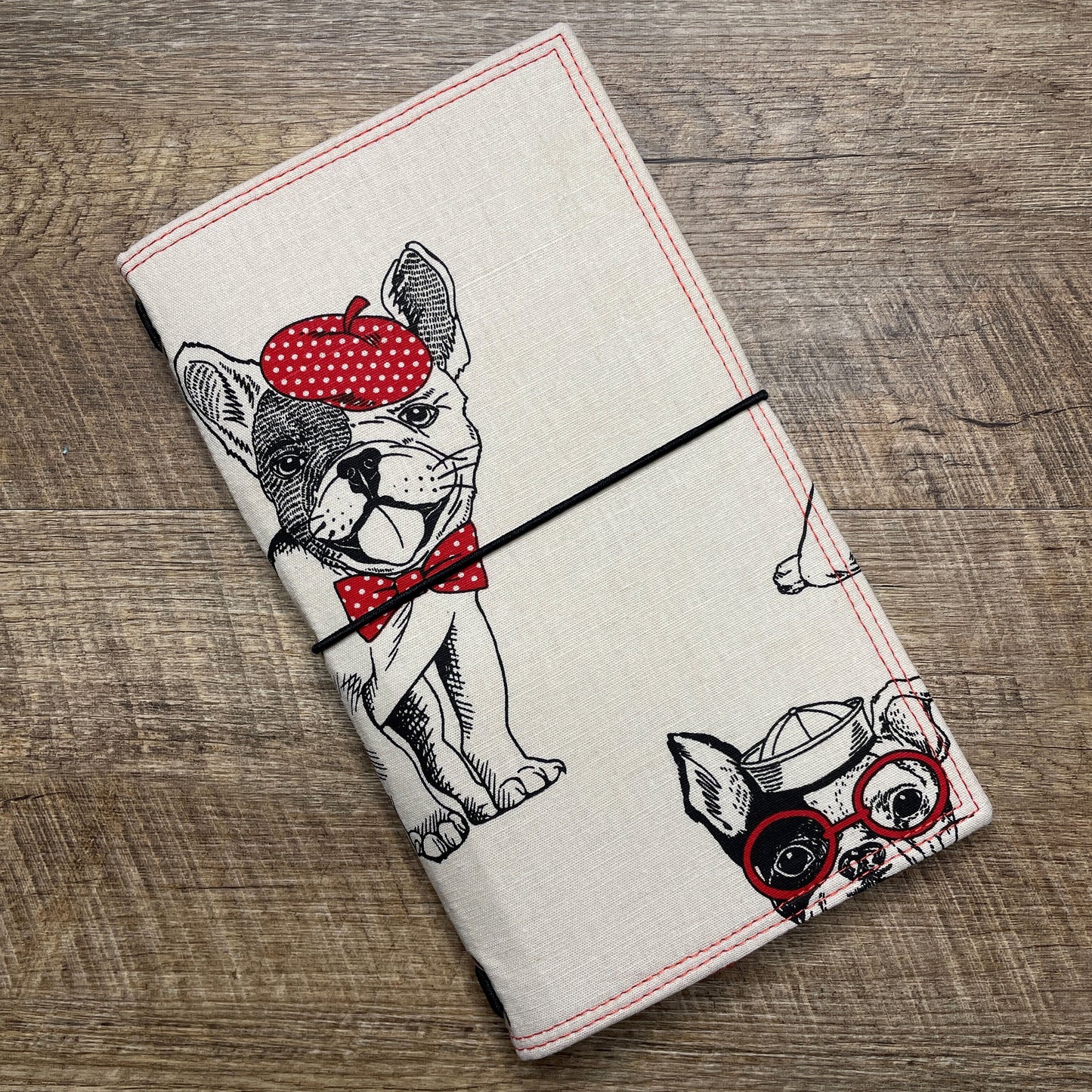 Wilddori Traveler's Notebook Cover Dog with Hat