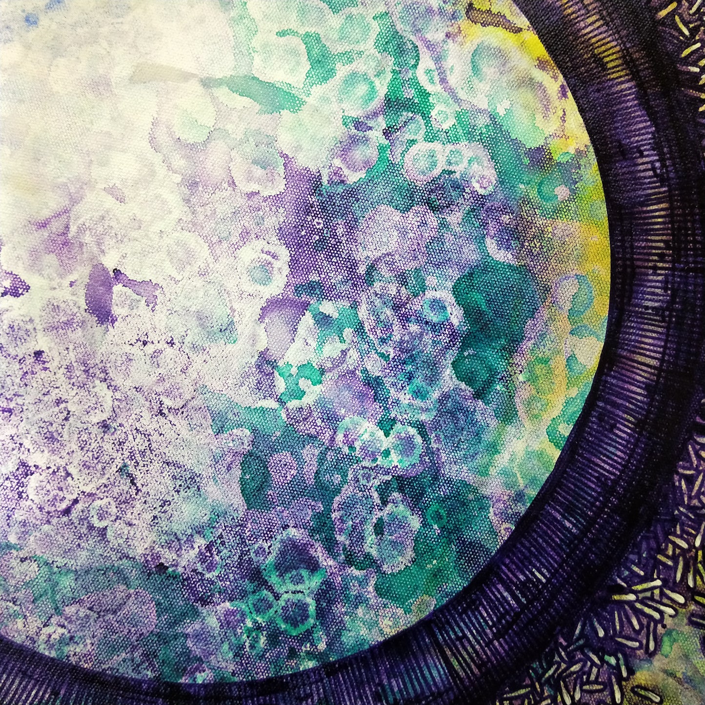 Acrylic Painting 'Through the Looking Glass' Original - PICK UP ONLY