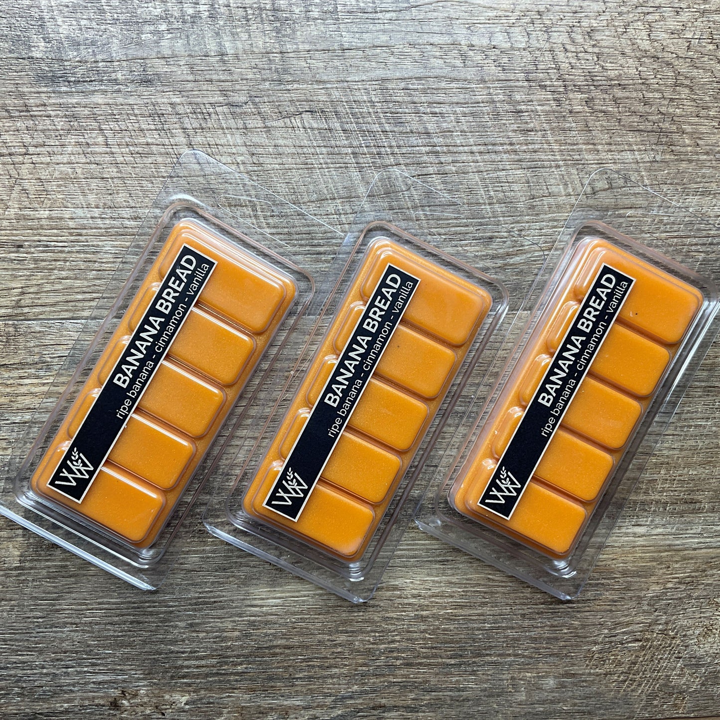 Wild Wicks Soy Wax Snap Bar Melts - Banana Bread