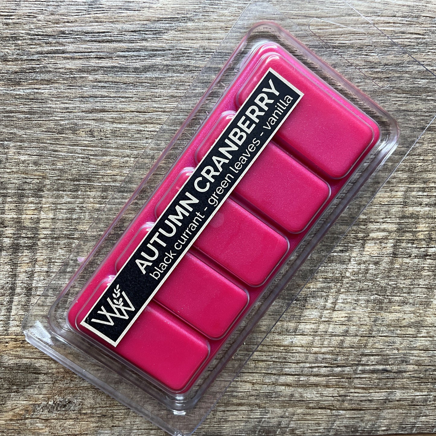 Wild Wicks Soy Wax Snap Bar Melts - Autumn Cranberry