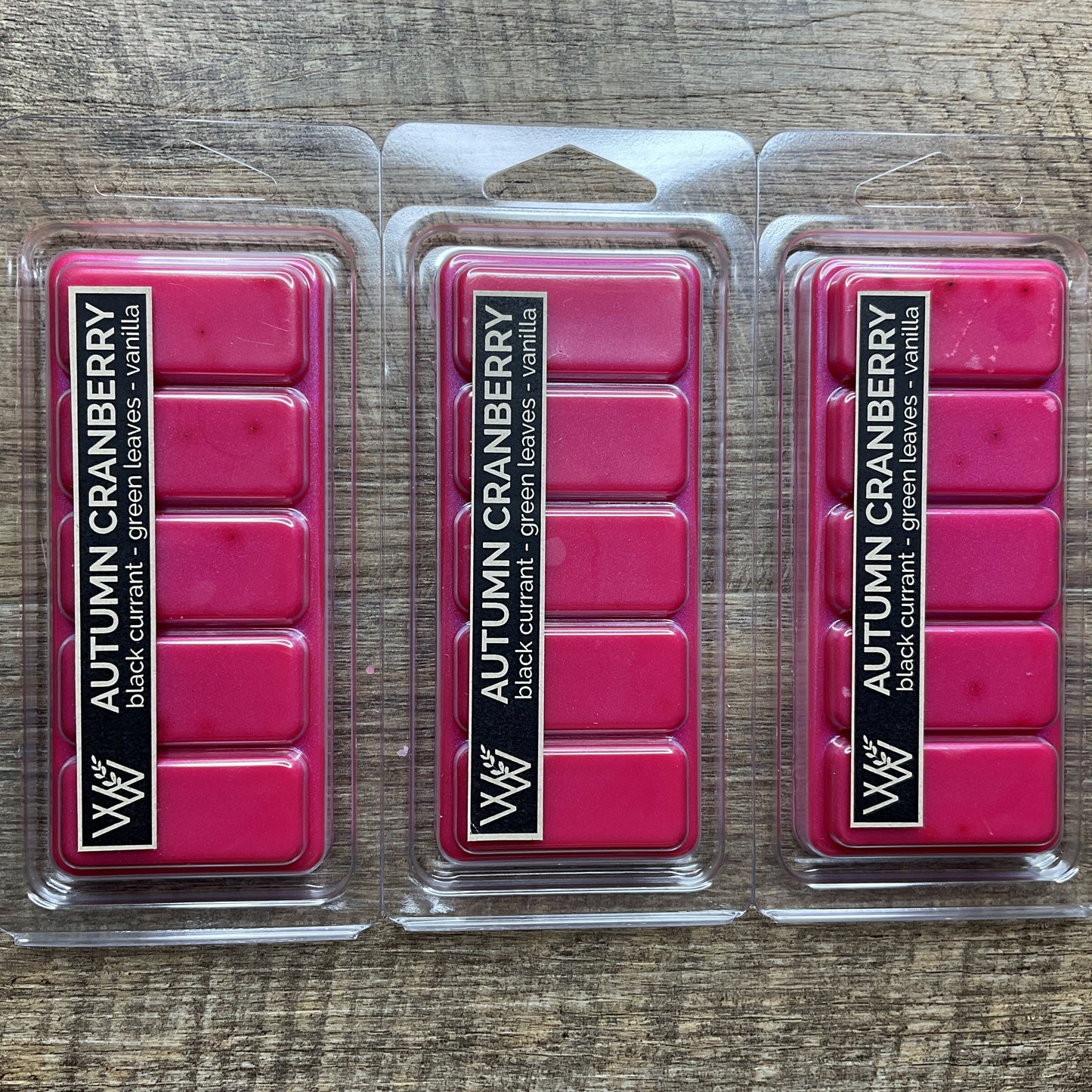 Wild Wicks Soy Wax Snap Bar Melts - Autumn Cranberry
