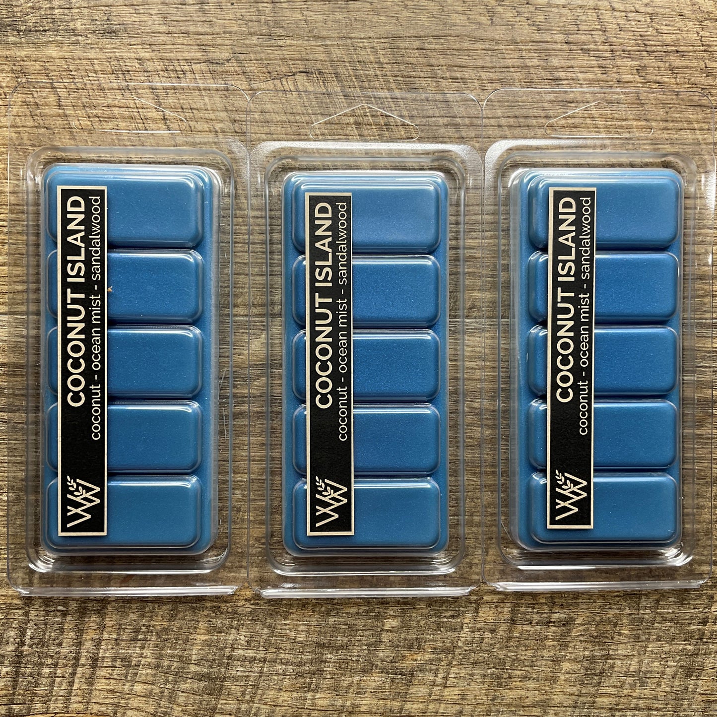 Wild Wicks Soy Wax Snap Bar Melts - Coconut Island