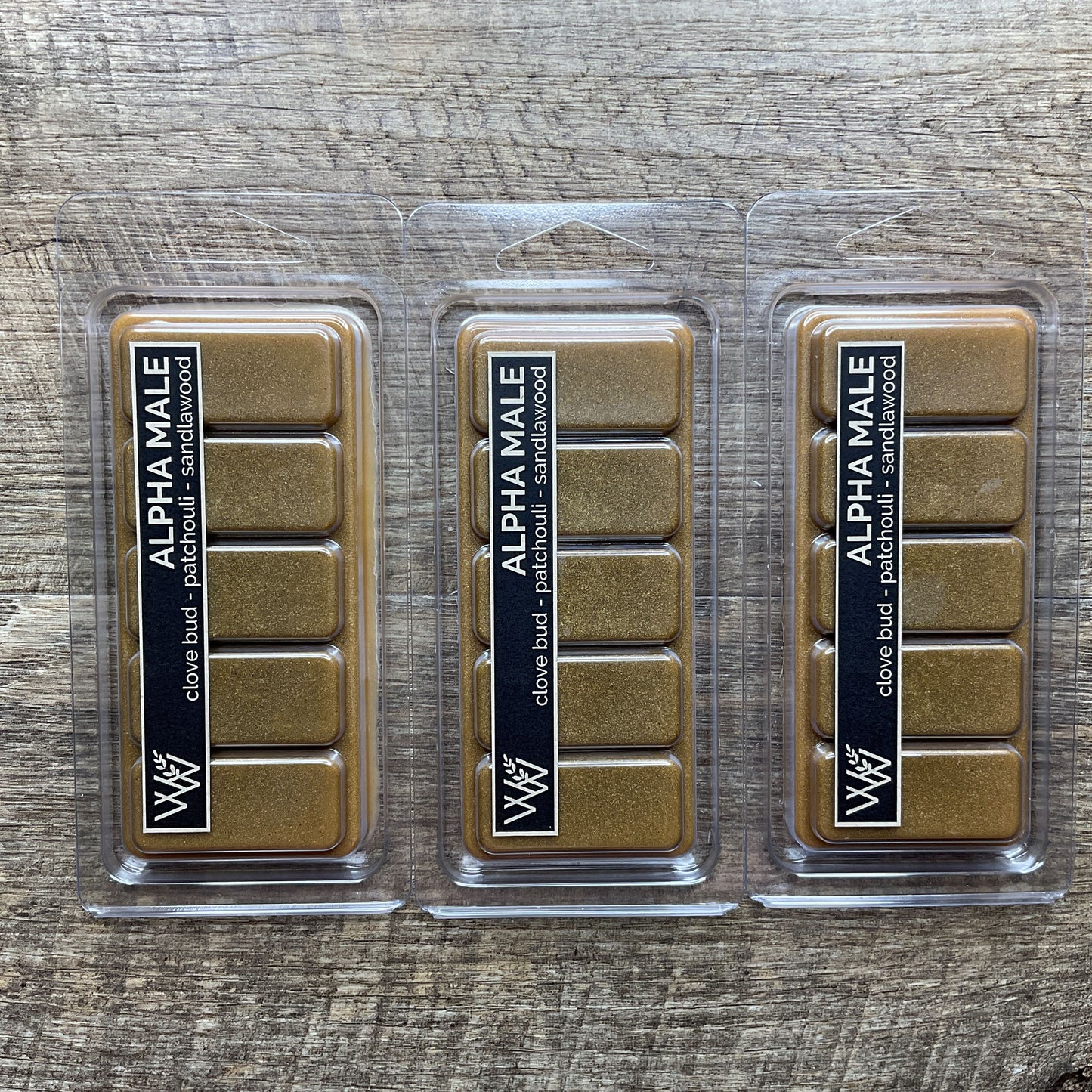 Wild Wicks Soy Wax Snap Bar Melts - Alpha Male