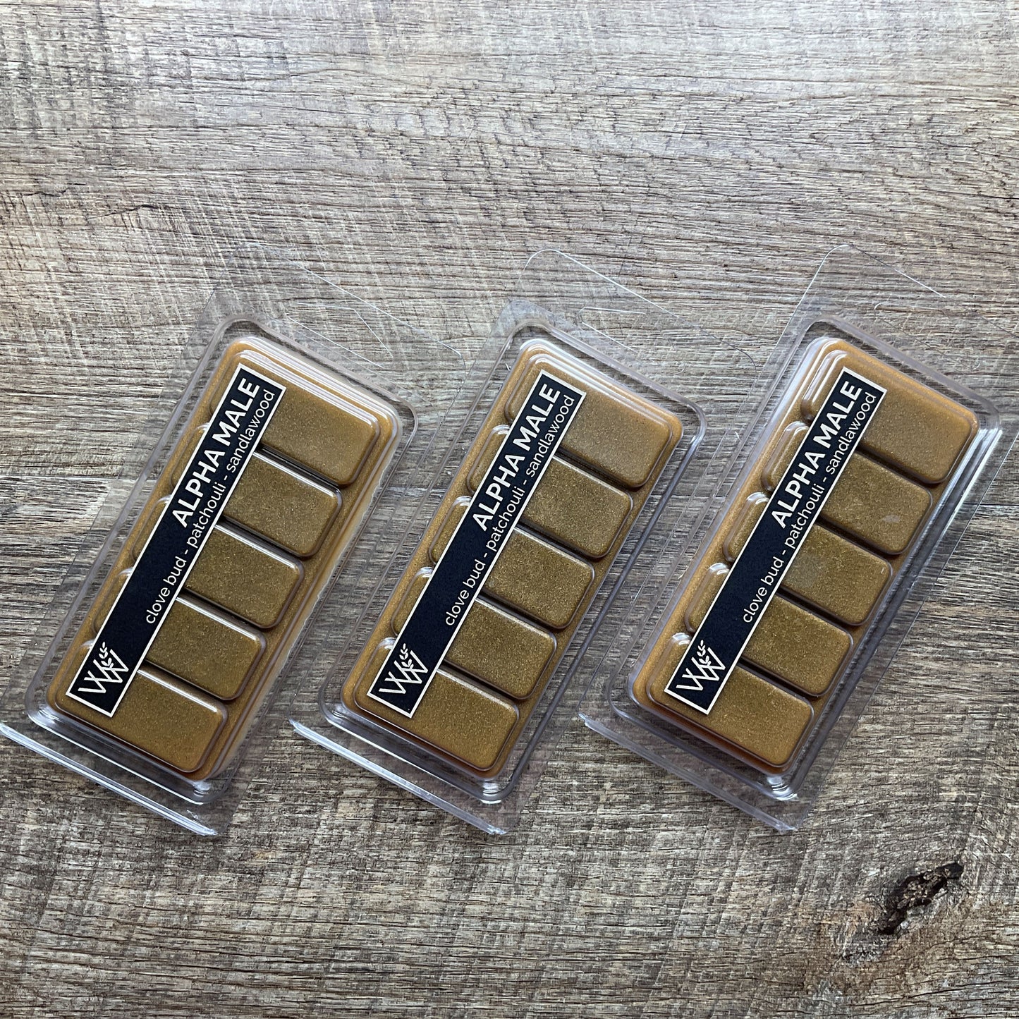 Wild Wicks Soy Wax Snap Bar Melts - Alpha Male