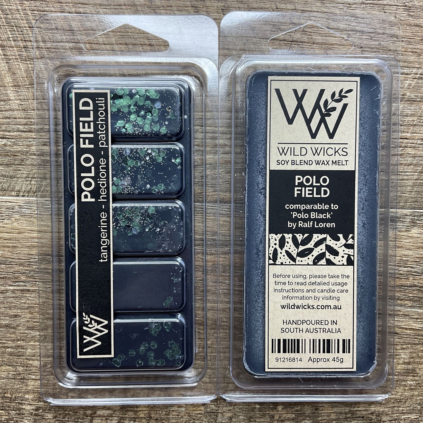 Wild Wicks Soy Wax Snap Bar Melts - Polo Field