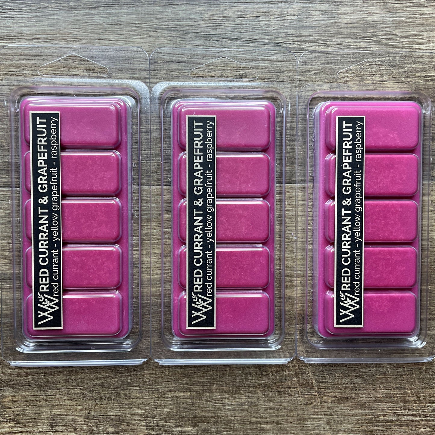 Wild Wicks Soy Wax Snap Bar Melts - Red Currant & Grapefruit