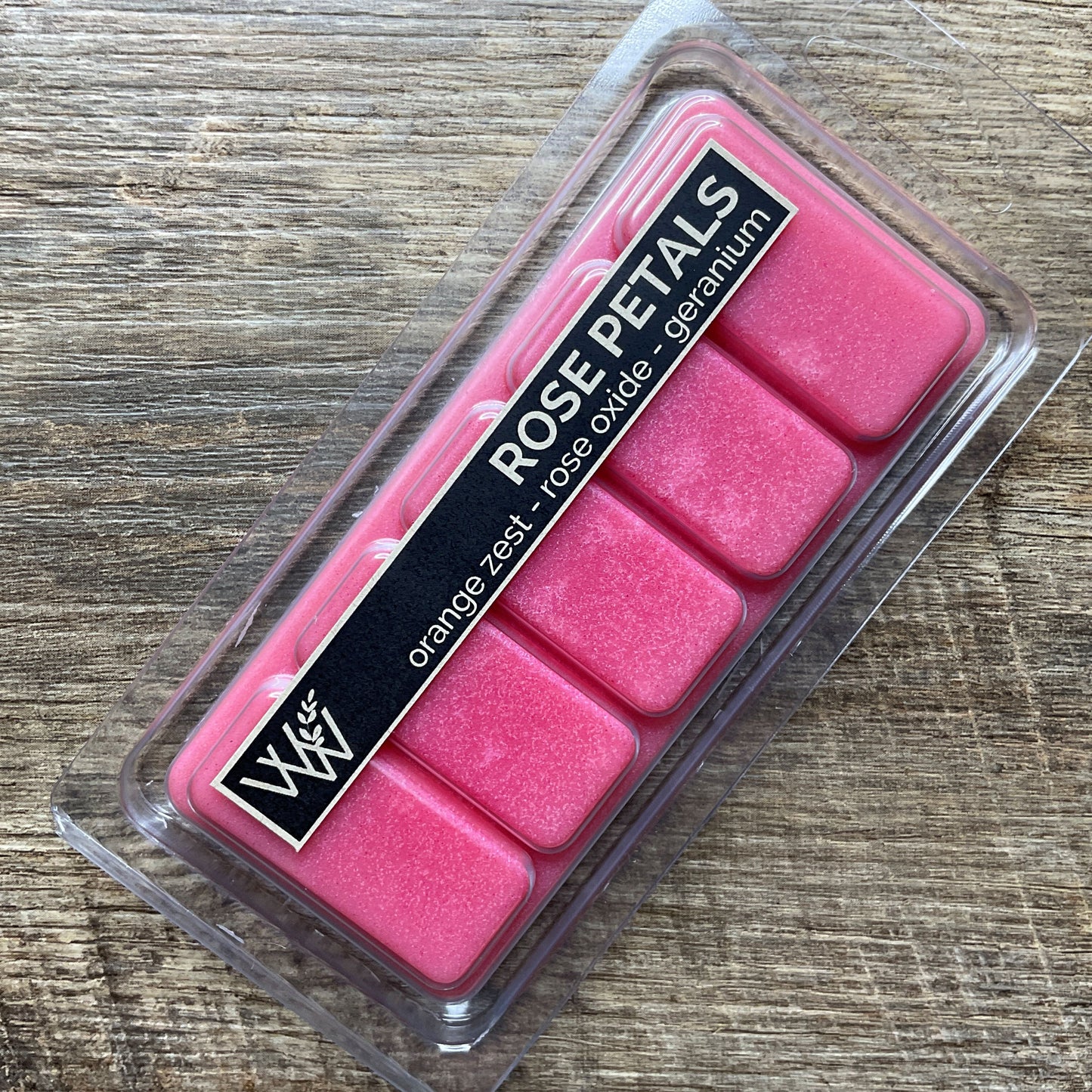 Wild Wicks Soy Wax Snap Bar Melts - Rose Petals