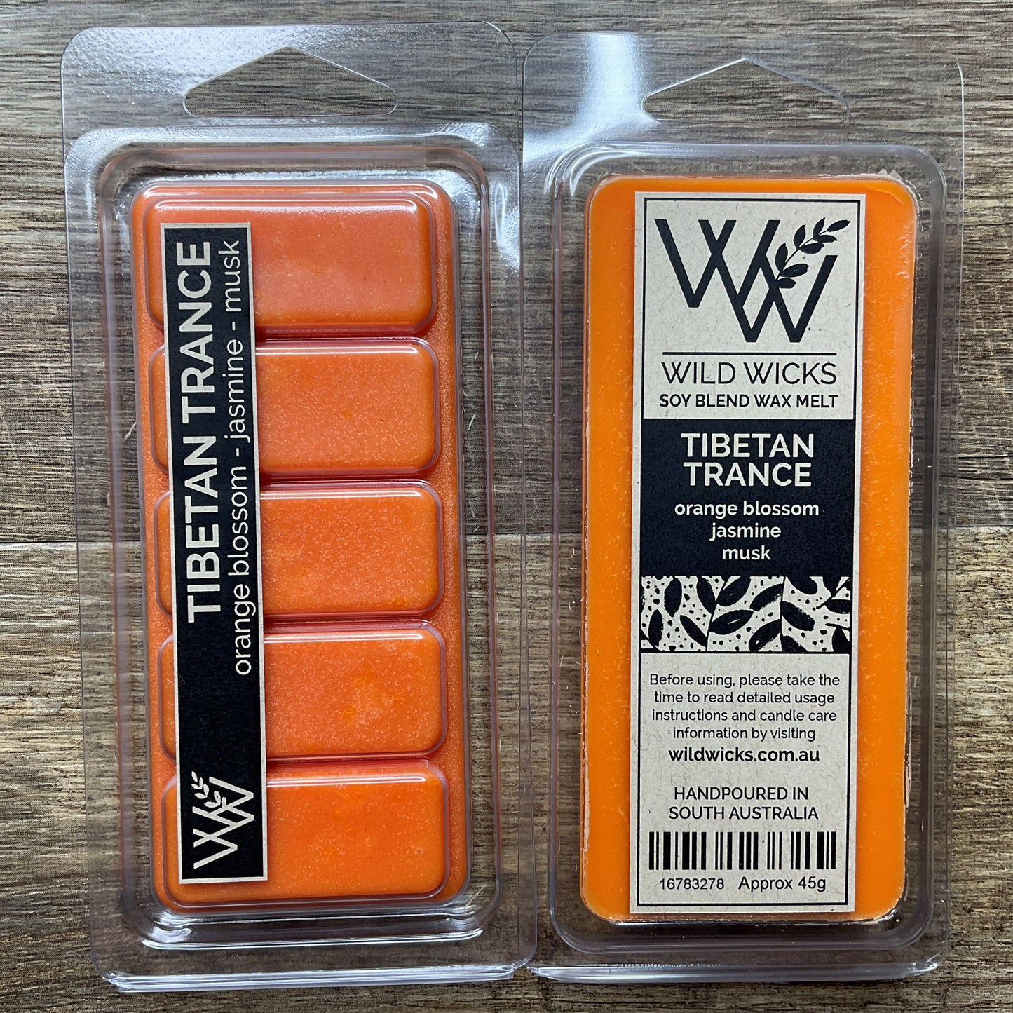 Wild Wicks Soy Wax Snap Bar Melts - Tibetan Trance