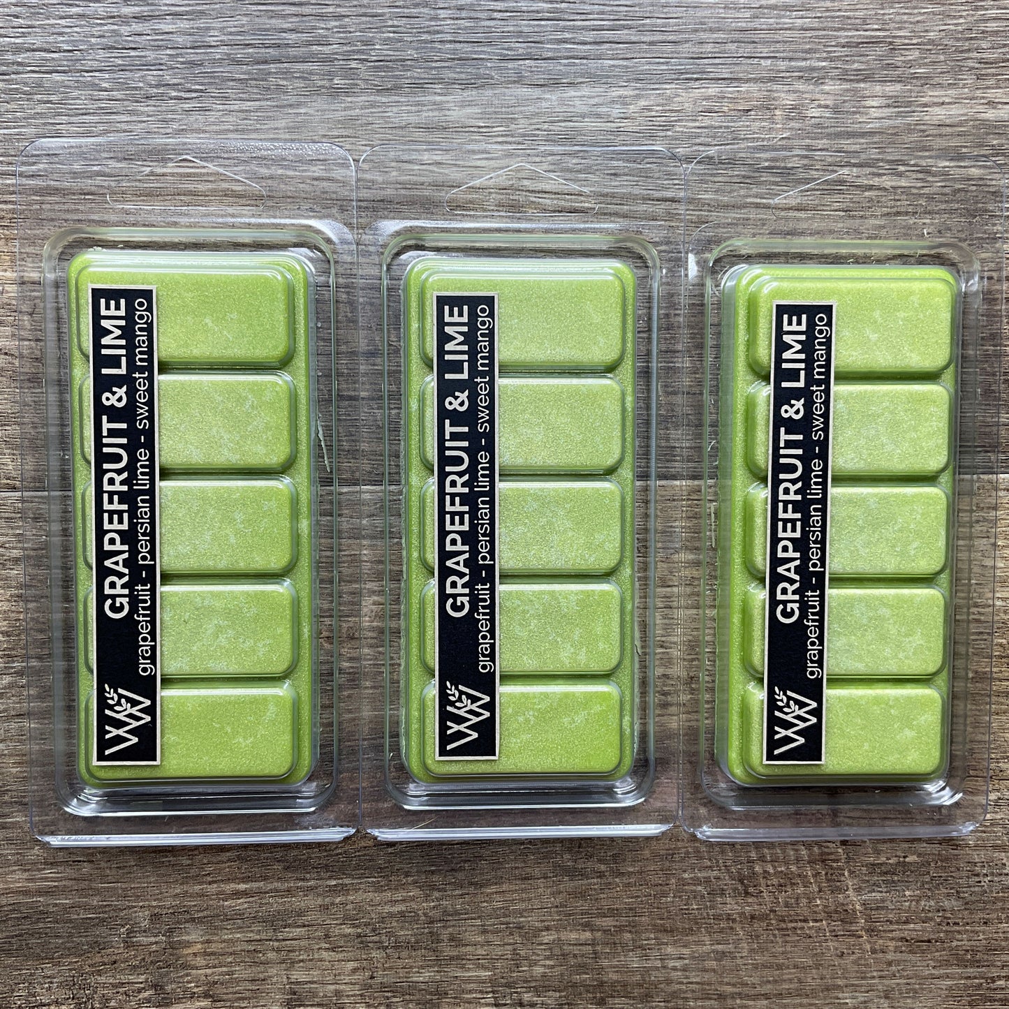 Wild Wicks Soy Wax Snap Bar Melts - Grapefruit & Lime