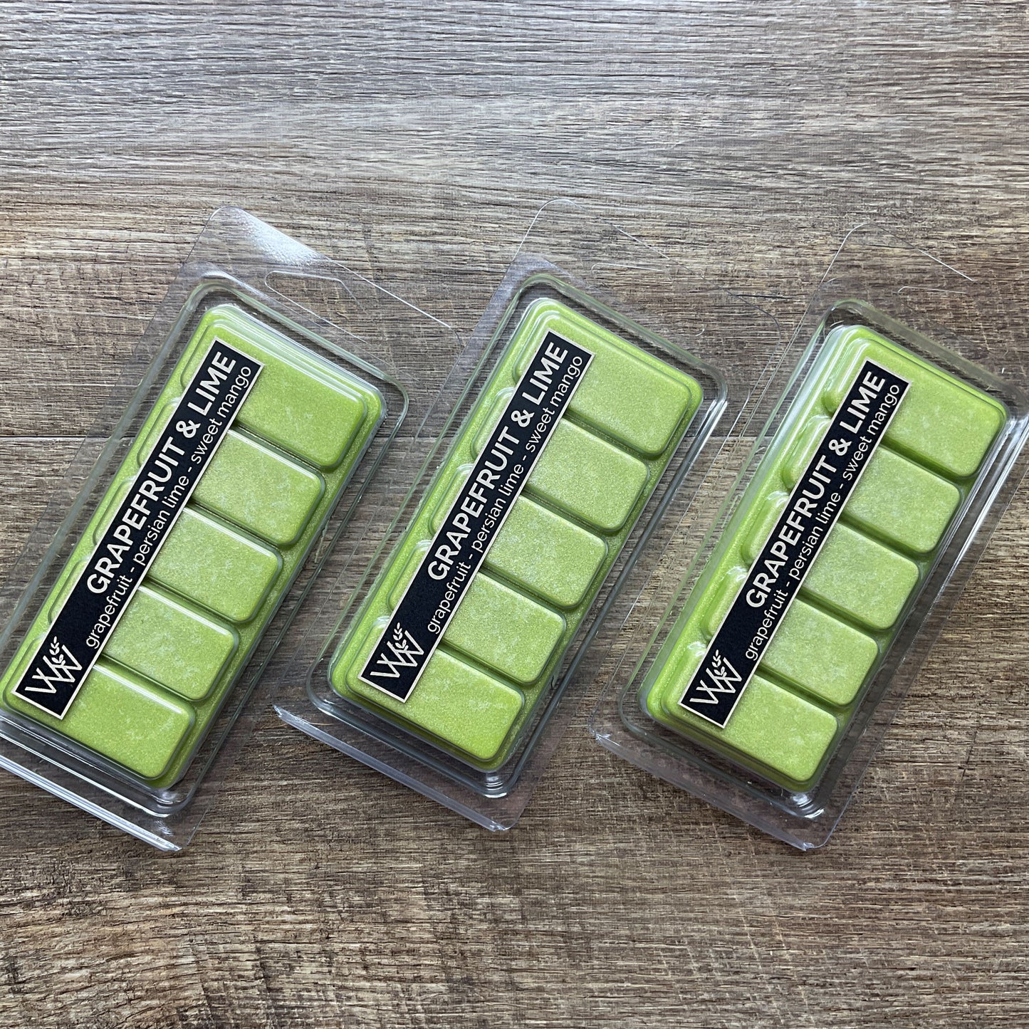 Wild Wicks Soy Wax Snap Bar Melts - Grapefruit & Lime