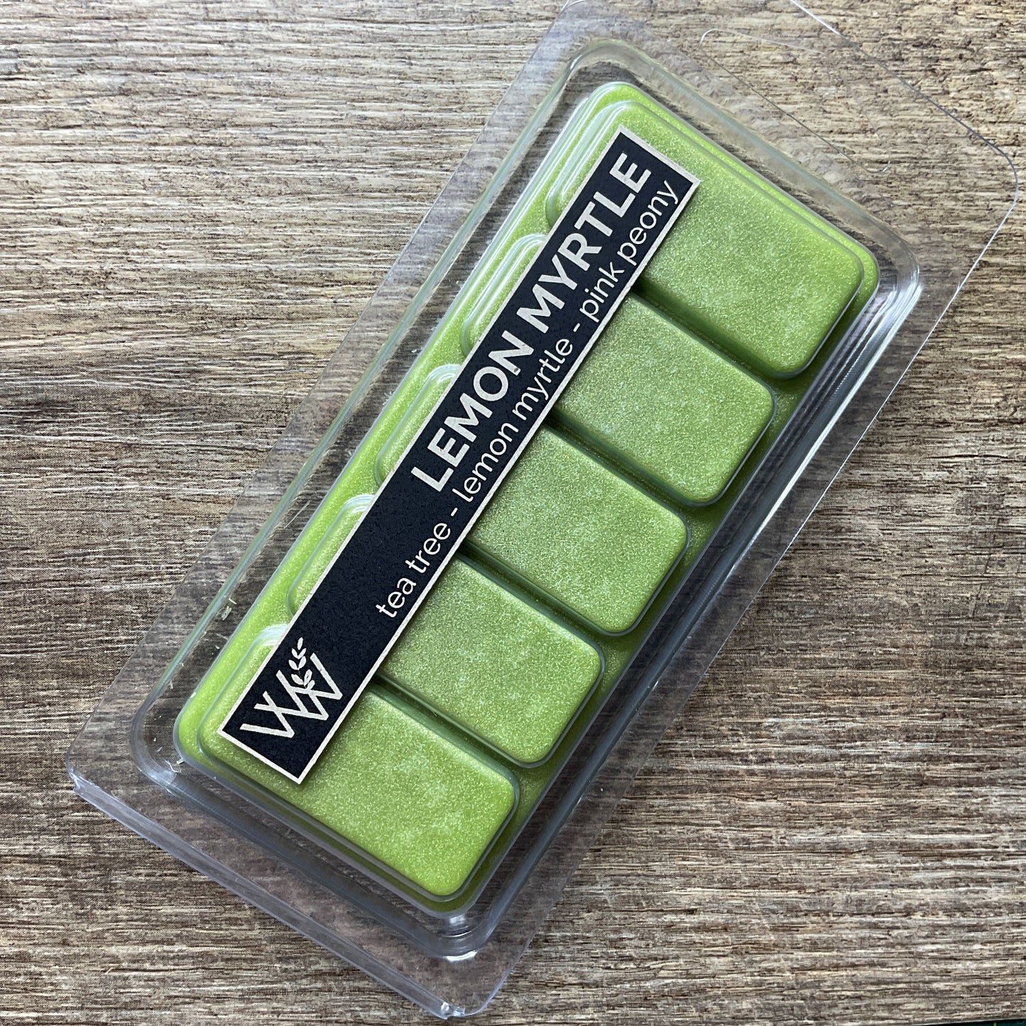 Wild Wicks Soy Wax Snap Bar Melts - Lemon Myrtle