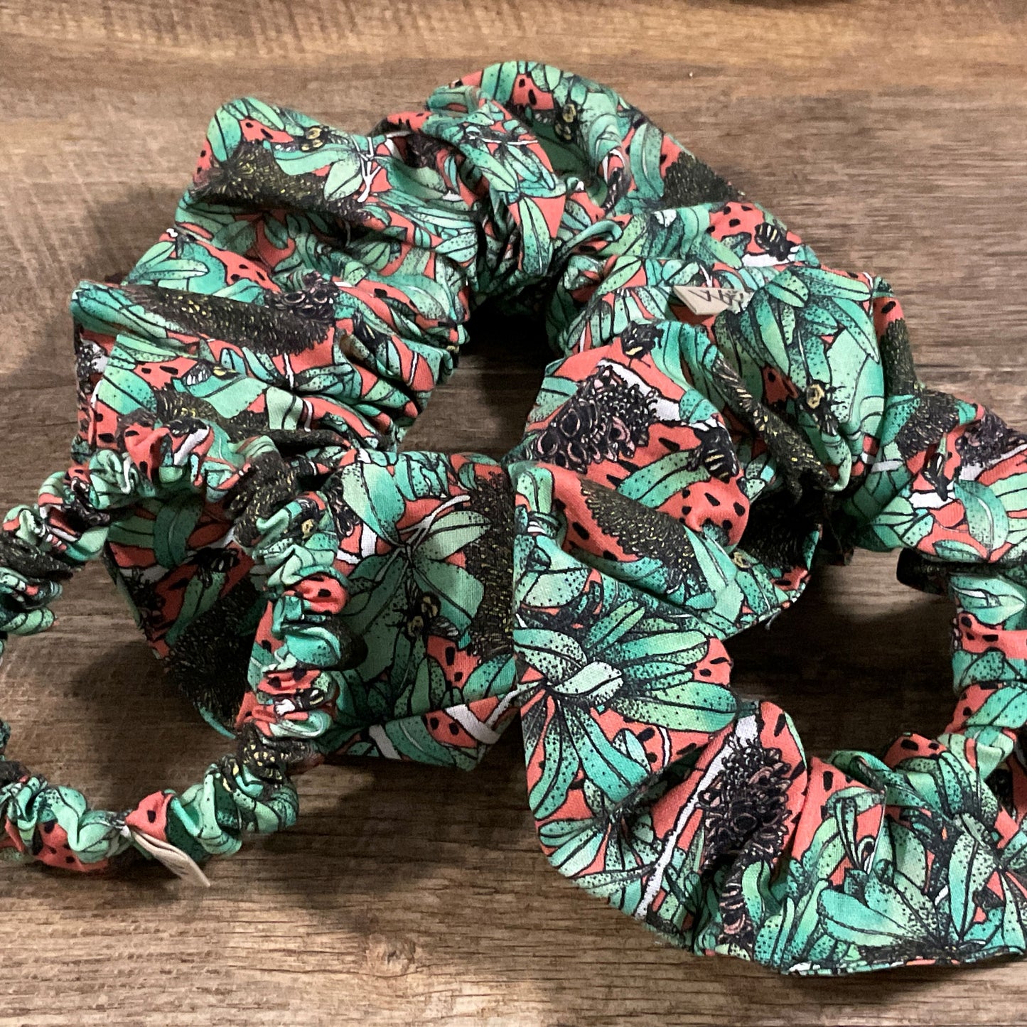 Scrunchies - Jade & Coral Banksia