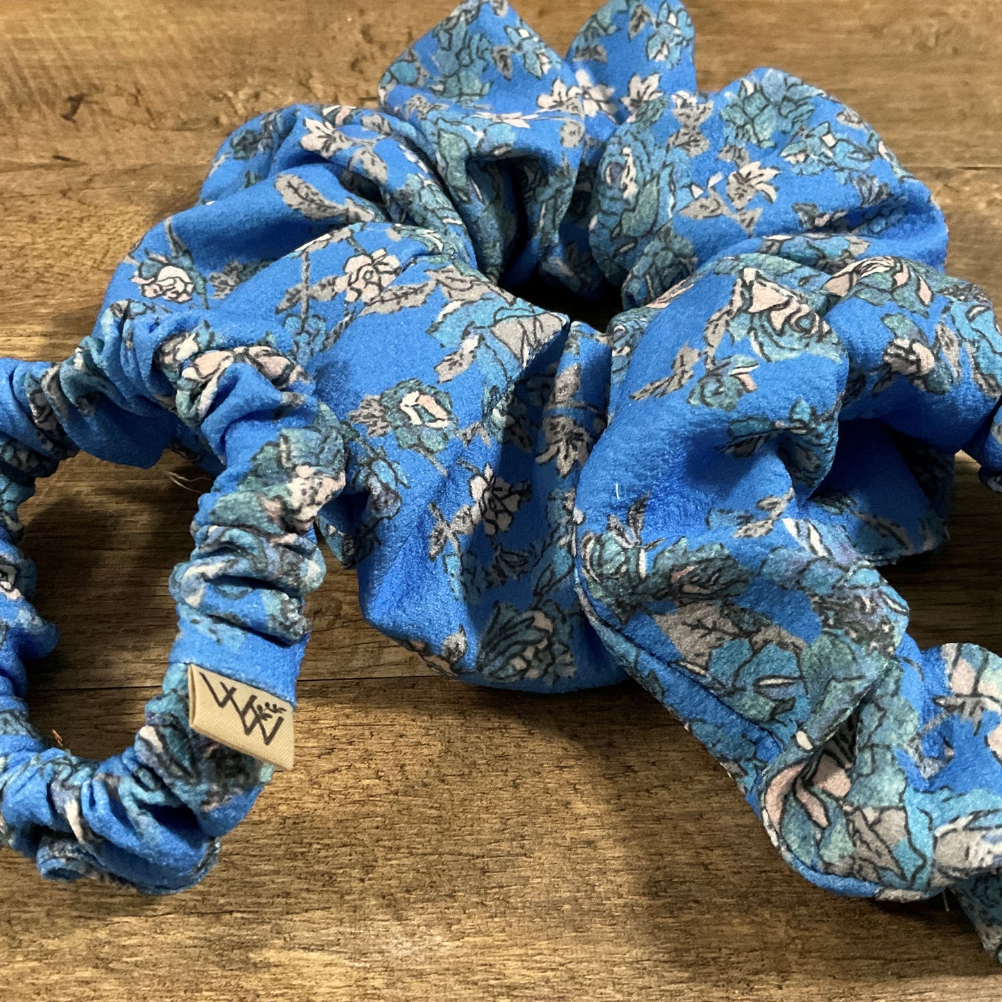 Scrunchies - Blue Floral