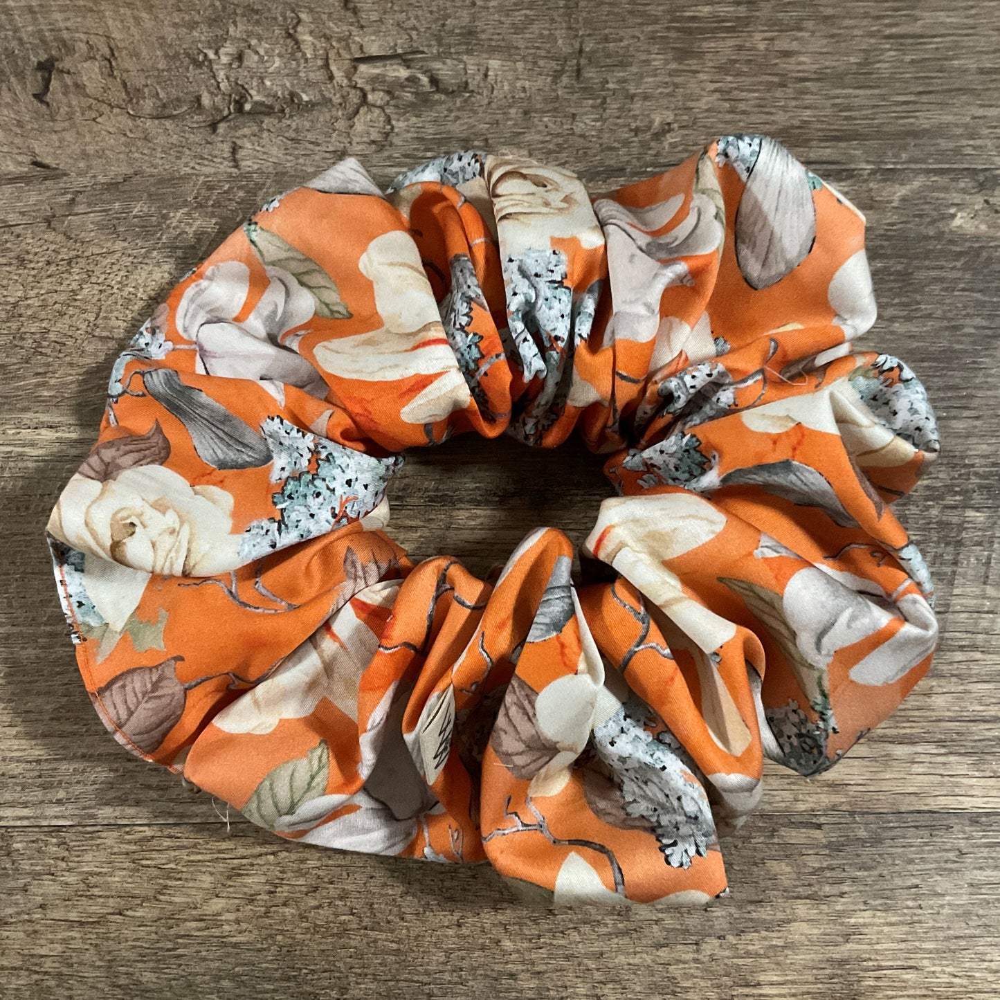 Scrunchies - Orange Floral