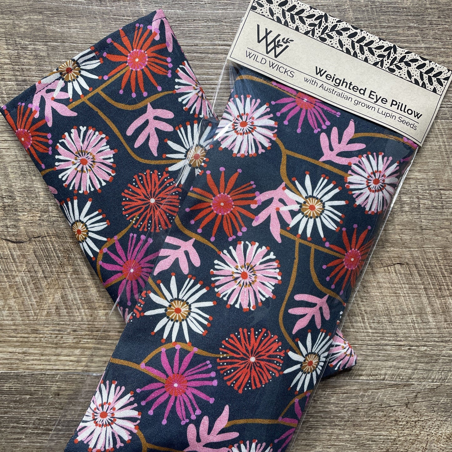 Weighted Eye Pillow - JP Blossoms Navy