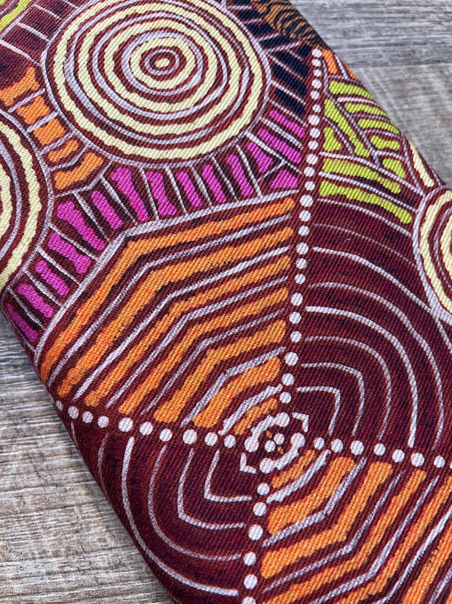 Eye Pillow Cotton Cover - Snake Vine Dreaming