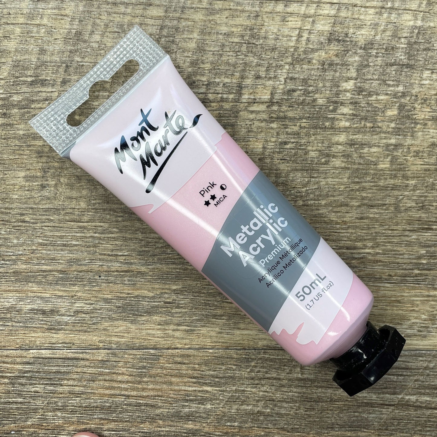 Mont Marte Metallic Acrylic Paint Premium 50ml (1.7 US fl.oz) Tube