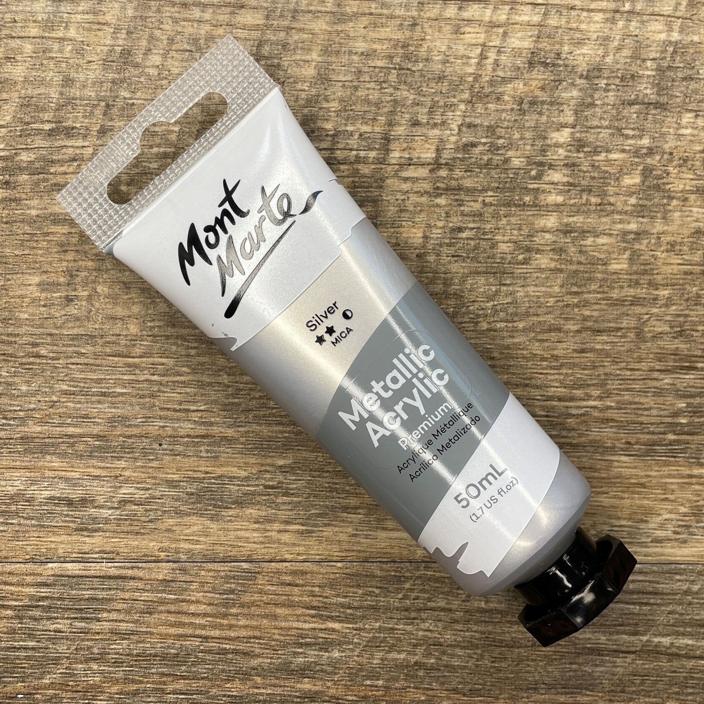 Mont Marte Metallic Acrylic Paint Premium 50ml (1.7 US fl.oz) Tube