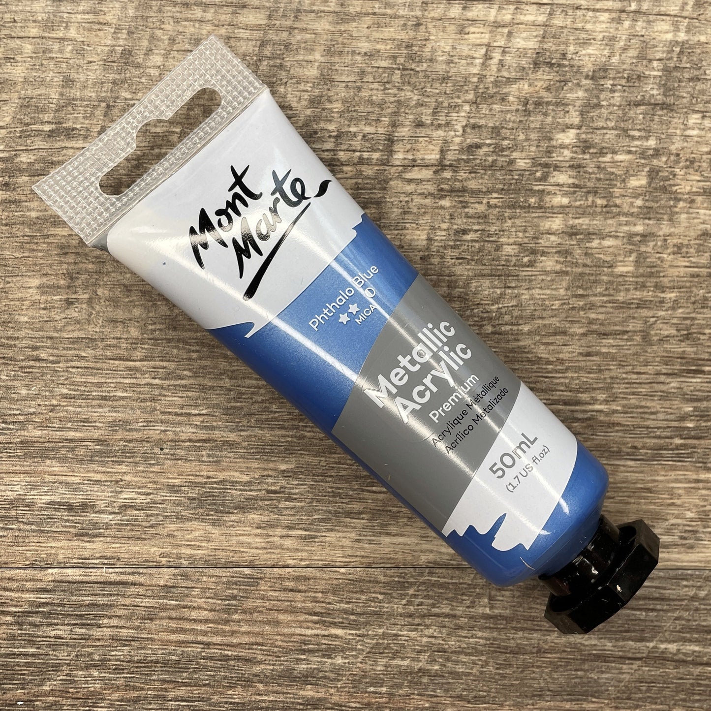 Mont Marte Metallic Acrylic Paint Premium 50ml (1.7 US fl.oz) Tube