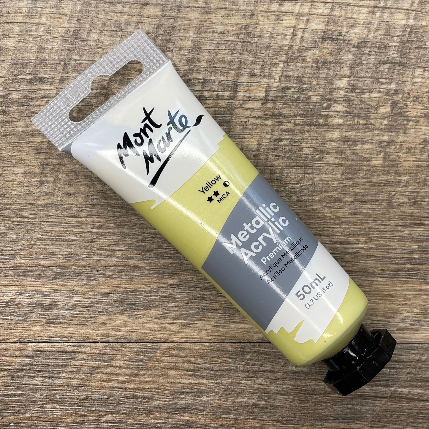 Mont Marte Metallic Acrylic Paint Premium 50ml (1.7 US fl.oz) Tube