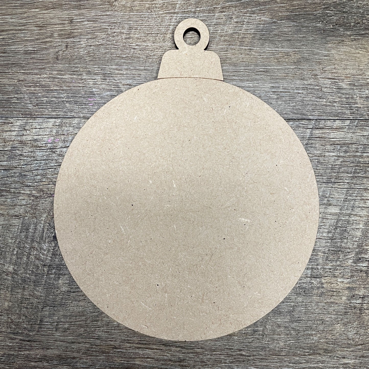 MDF Cutout Round Bauble Set
